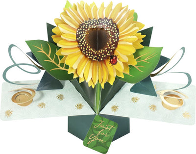 Sunflower Bouquet Pop Up Card - Lemon And Lavender Toronto