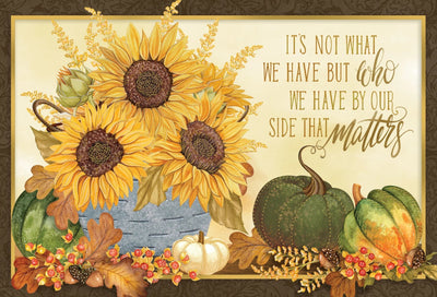 Sunflower Bouquet Thanksgiving Card - Lemon And Lavender Toronto
