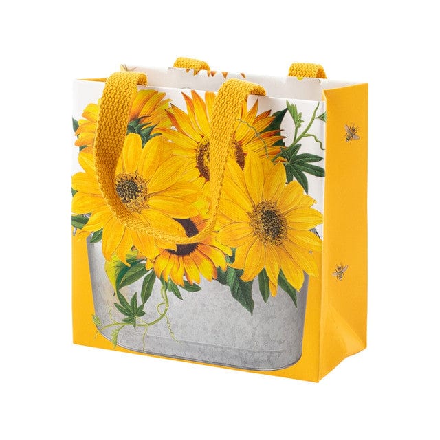 Sunflowers Small Square Gift Bag - Lemon And Lavender Toronto