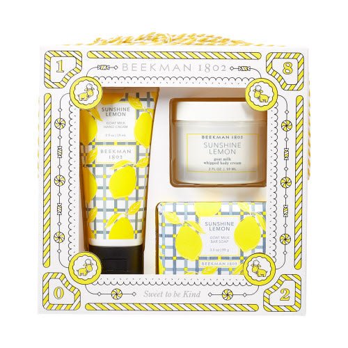 Sunshine Lemon Gift Set-3Pc Set - Lemon And Lavender Toronto