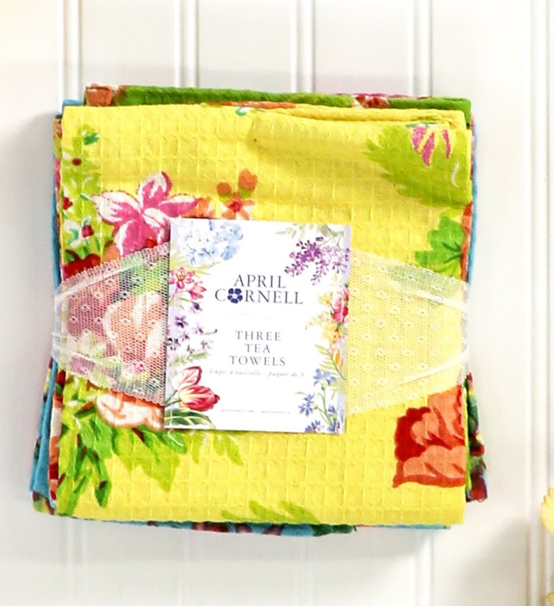 Sunshine Patchwork Tea Towel Bundle - Lemon And Lavender Toronto