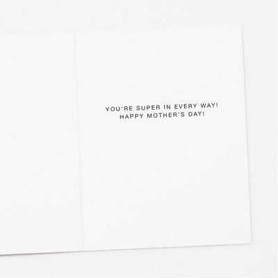 SUPER MOM Mother's Day Card - Lemon And Lavender Toronto