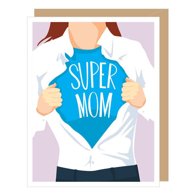 SUPER MOM Mother's Day Card - Lemon And Lavender Toronto