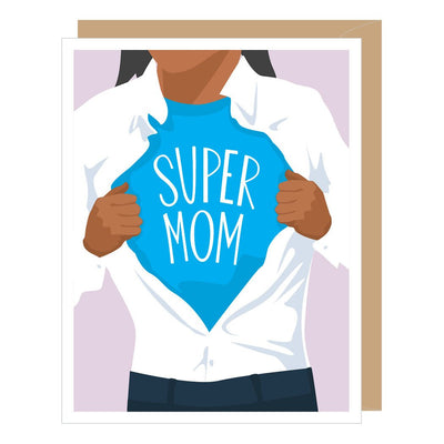 SUPER MOM Mother's Day Card - Lemon And Lavender Toronto