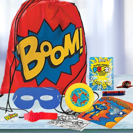 Superhero Loot Bag Backpack - Lemon And Lavender Toronto