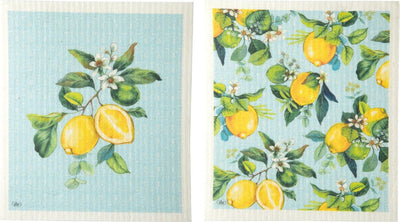 Swedish Dishcloth set/2 : Lemon - Lemon And Lavender Toronto