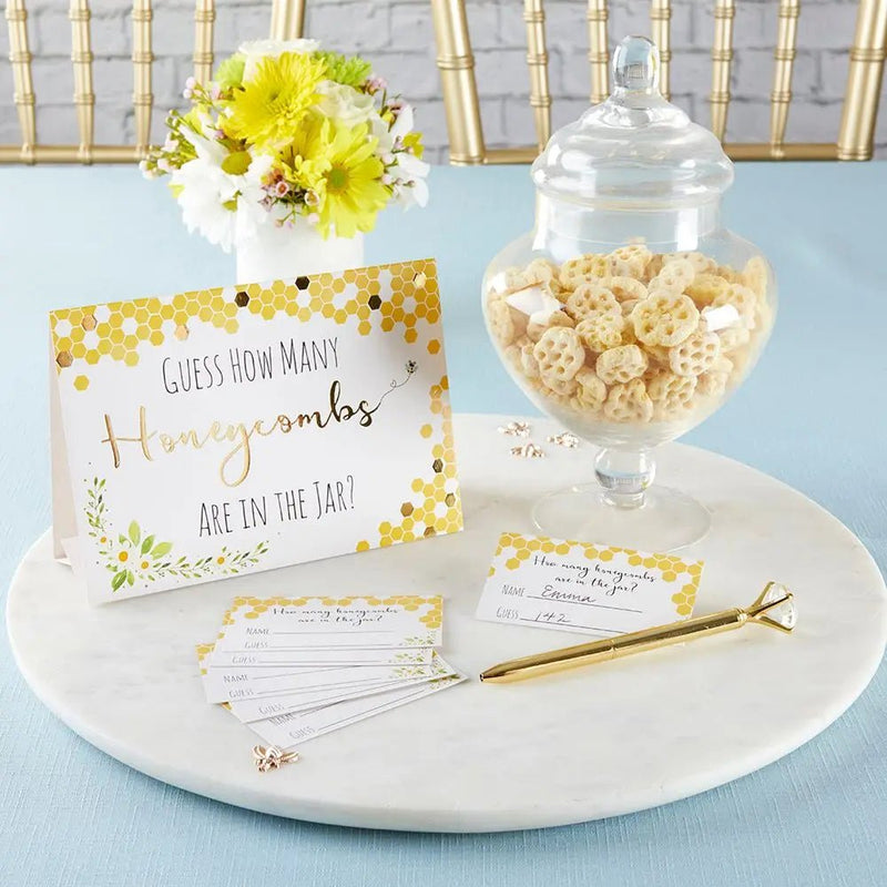 Sweet as can Bee Advice Card & Baby Shower Games - Lemon And Lavender Toronto