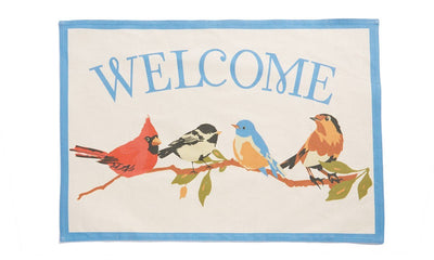 Sweet Birds Welcome Rug - Lemon And Lavender Toronto