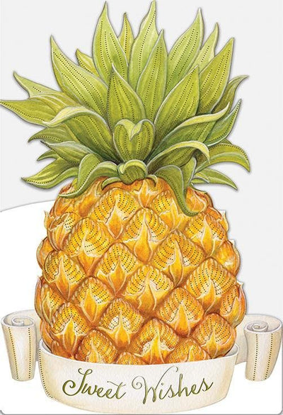 Sweet Pineapple Birthday Wishes - Card - Lemon And Lavender Toronto