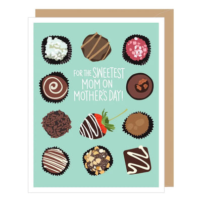 Sweetest Mom Chocolates Mother's Day Card - Lemon And Lavender Toronto