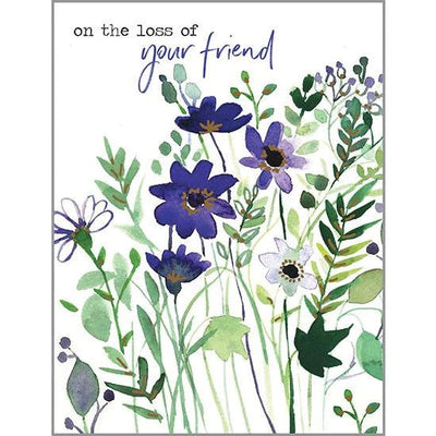 Sympathy card - Loss of Your Friend - Lemon And Lavender Toronto
