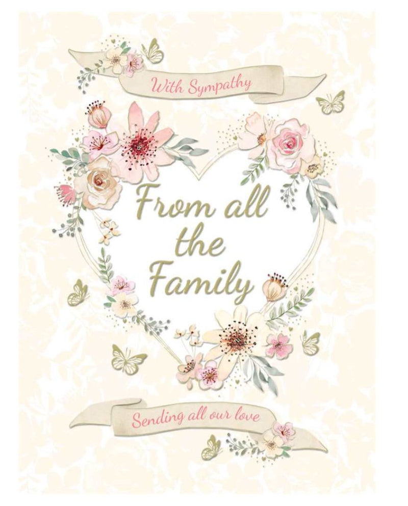 Sympathy from Family Card - Lemon And Lavender Toronto