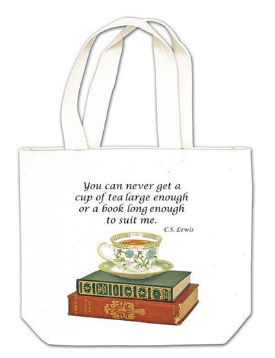 Tea and Books Tote Bag - Lemon And Lavender Toronto