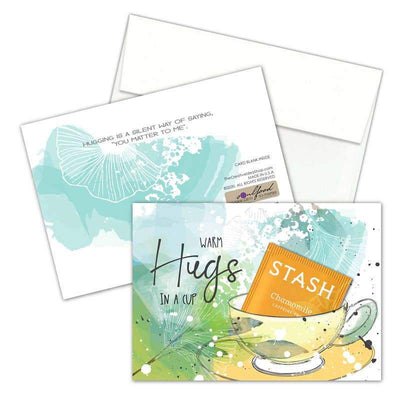 Tea Card -Warm Hugs In a Cup ☕️ - Lemon And Lavender Toronto
