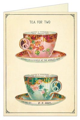 Tea for Two Greeting Card - Lemon And Lavender Toronto
