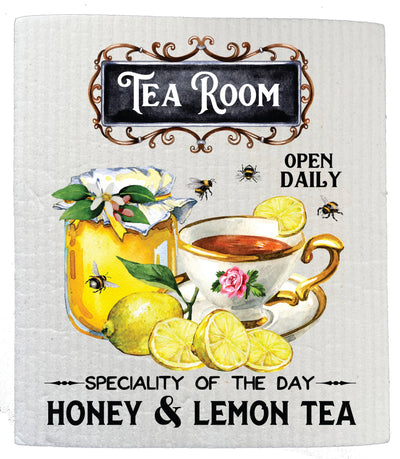 Tea Room Honey & Lemon Tea Kitchen SWEDISH DISH CLOTH - Lemon And Lavender Toronto