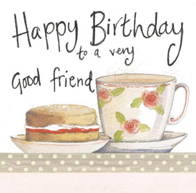 Tea & Scone Birthday Card - Lemon And Lavender Toronto