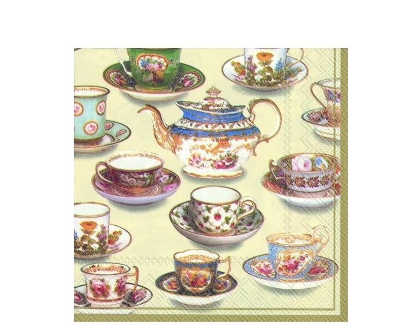 Tea Time Luncheon Napkins - Lemon And Lavender Toronto