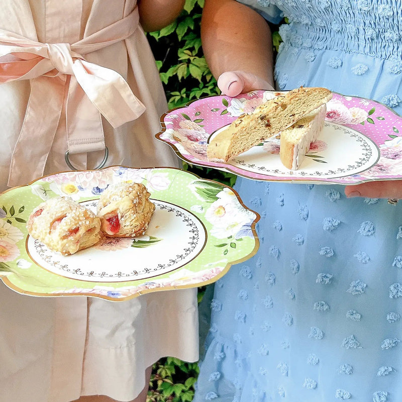 Tea Time Party 🫖 Paper Plates - Lemon And Lavender Toronto