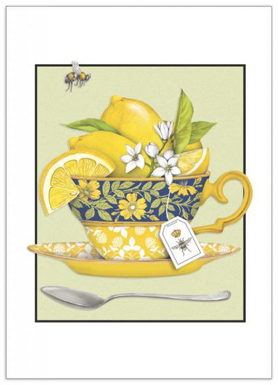 Tea With Lemons Card - Lemon And Lavender Toronto