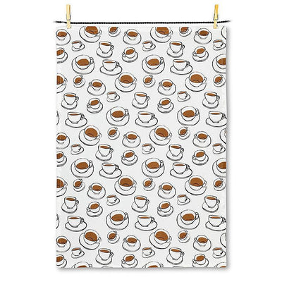 Teacups Kitchen Towel - Lemon And Lavender Toronto