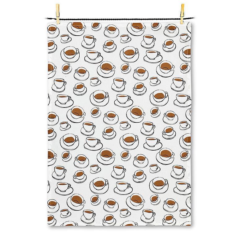 Teacups Kitchen Towel - Lemon And Lavender Toronto