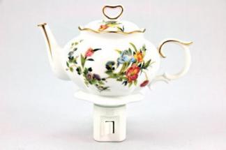 Teapot and Flowers Night Light - Lemon And Lavender Toronto