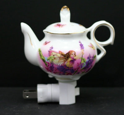 Teapot Fairy Porcelain Night Light - Lemon And Lavender Toronto