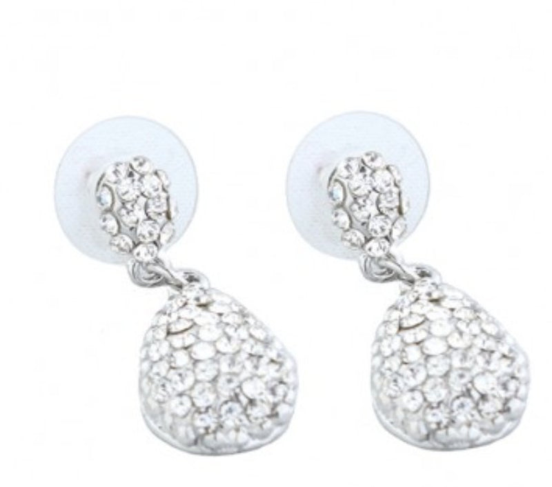 Tear Drop Earrings- Pierced Ears - Lemon And Lavender Toronto