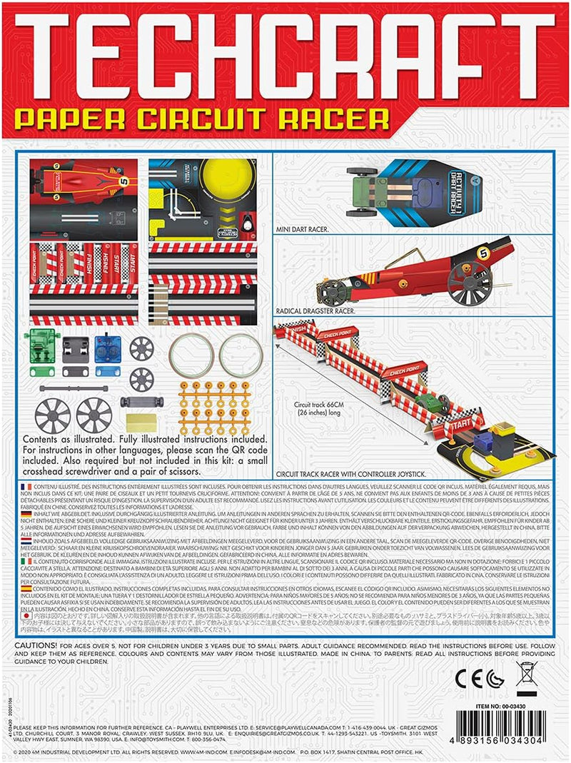 Techcraft Paper Circuit Racer - Lemon And Lavender Toronto