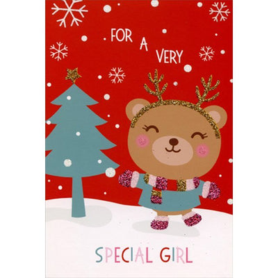Teddy Bear Wearing Sparlking Gold Antlers Special Girl - Lemon And Lavender Toronto