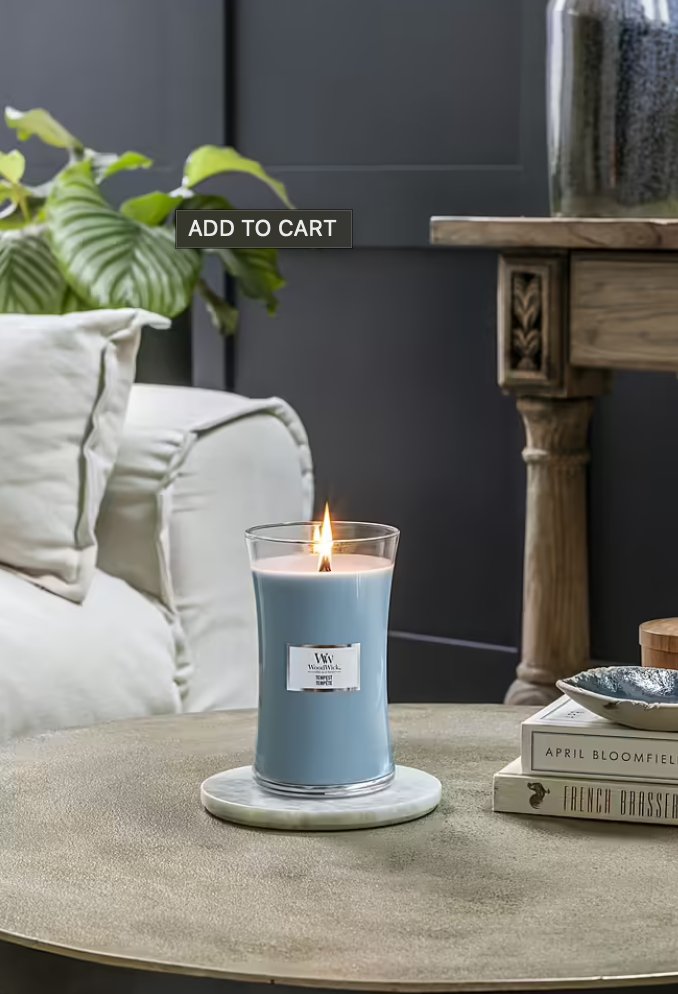 Tempest - Woodwick Large Candle - Lemon And Lavender Toronto