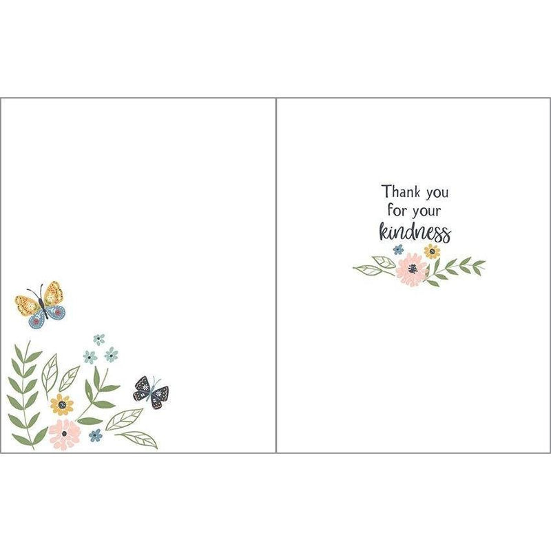 Thank you Butterfly Card - Lemon And Lavender Toronto