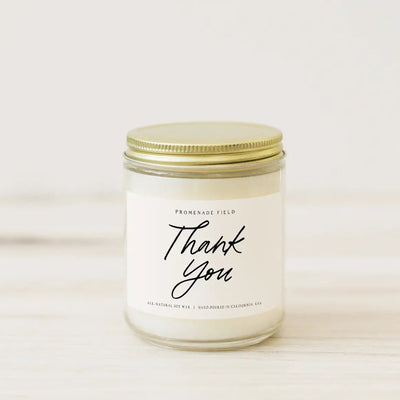 Thank You Soy Wax Candle - Lemon And Lavender Toronto