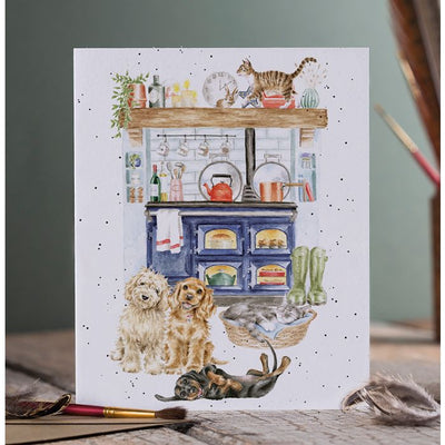 'THE COUNTRY KITCHEN' DOG AND CAT CARD - Lemon And Lavender Toronto