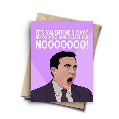 The Office Michael Scott Funny Valentines Day Card - Lemon And Lavender Toronto