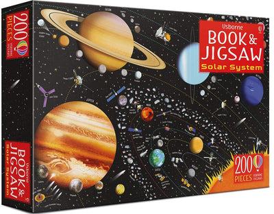 The Solar System Book & Jigsaw - Lemon And Lavender Toronto