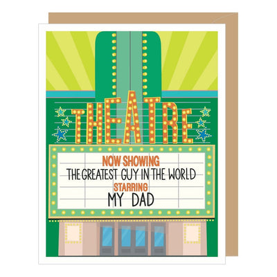 THEATRE DAD FATHER'S DAY CARD - Lemon And Lavender Toronto