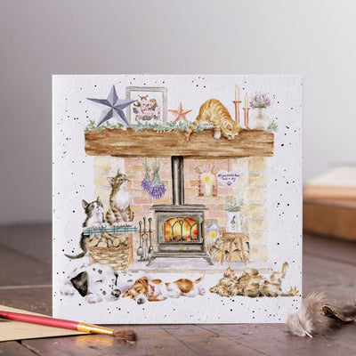 'Theres no Place Like Home Cat & Dog Card - Lemon And Lavender Toronto