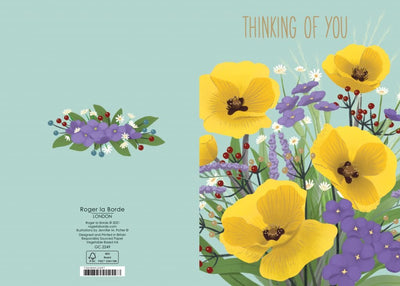 Thinking of You Card - Lemon And Lavender Toronto