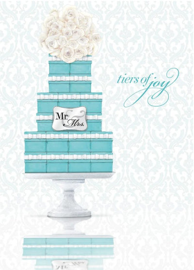 Tiers Of Joy Wedding Card - Lemon And Lavender Toronto