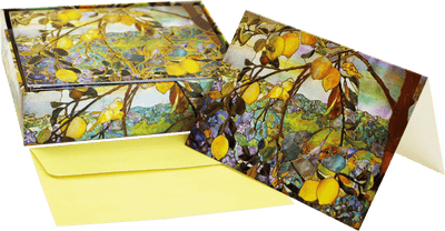 Tiffany Lemon Tree Note Cards - Lemon And Lavender Toronto