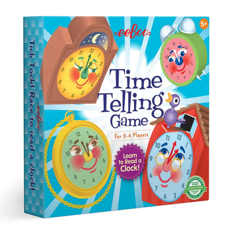 Time Telling Game - Eeboo - Lemon And Lavender Toronto