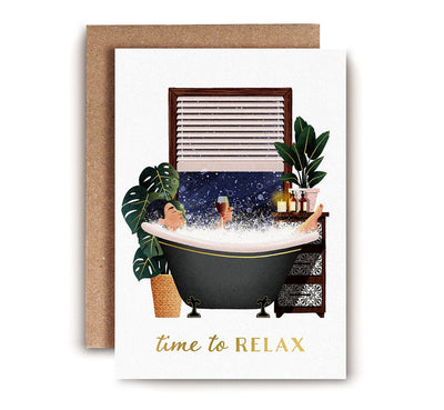 Time to Relax BATH CARD - Lemon And Lavender Toronto