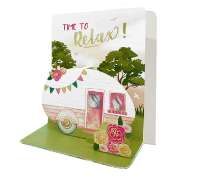 Time to Relax Pop-up Small 3D Card - Lemon And Lavender Toronto