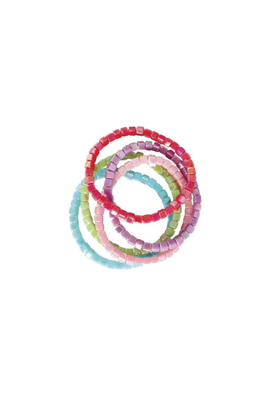 Tints Tones Rainbow Bracelet Set, 5pcs - Lemon And Lavender Toronto