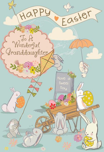 To a Wonderful Granddaughter Easter Card - Lemon And Lavender Toronto