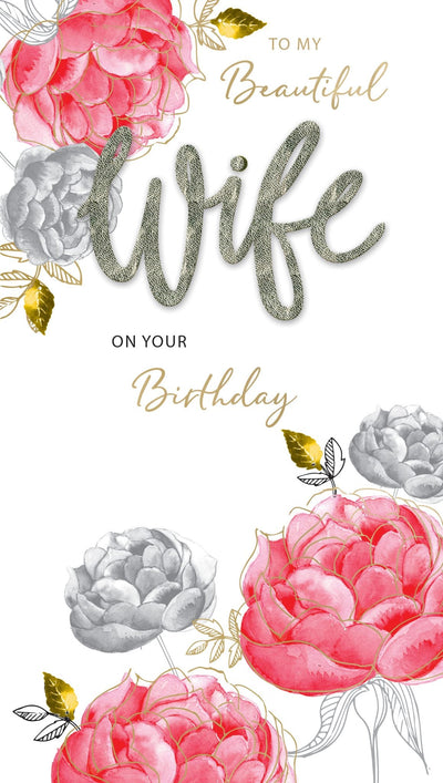 To my beautiful wife on your birthday Card - Lemon And Lavender Toronto