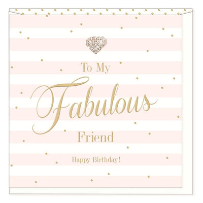 To My Fabulous Friend Happy Birthday! EXTRA LARGE Card - Lemon And Lavender Toronto