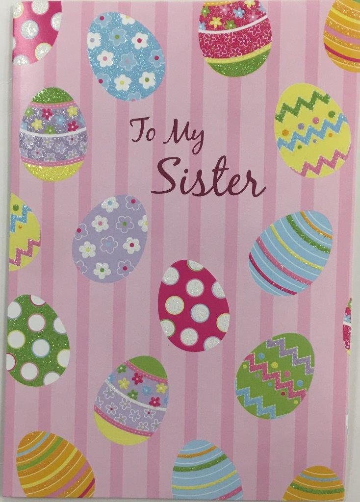 To My Sister Easter Greeting Card - Lemon And Lavender Toronto